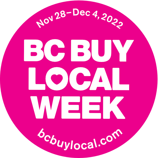Buy Local Week promotional sticker with dates