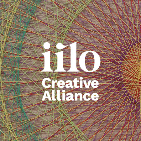 iilo creative alliance logo with colourful threads