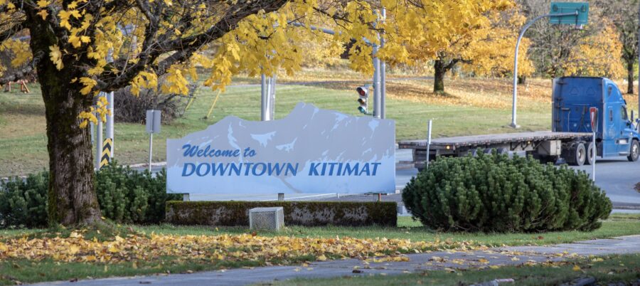 Photo of Kitimat mountains and downtown